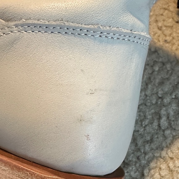 Frye Women's Off-White Leather Ankle Boots - Picture 9 of 10